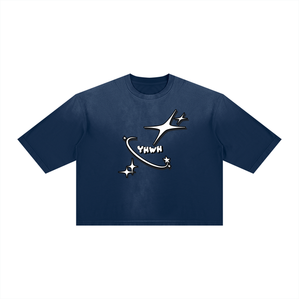 Unisex Vintage Wash Sunfade Boxy T-Shirt